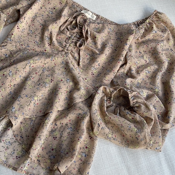 South Moon Under Promesa floral print peasant top - Picture 5 of 7